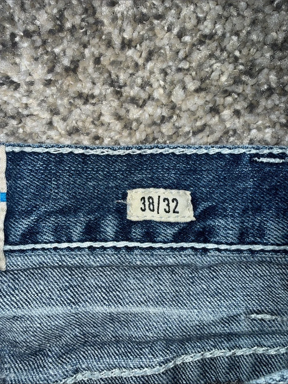 Ariat Men's Blue Washed Straight-Leg Jeans M2 relaxed bootcut 38x32
